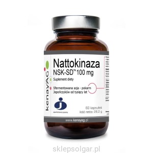 Nattokinaza 100 mg  NSK-SD™  (60 kapsułek) - suplement diety