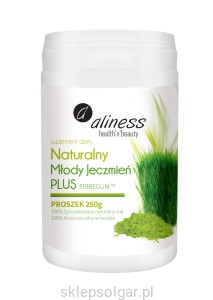 Aliness Naturalny Młody Jęczmień Plus Fibregum, proszek 250g