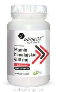 Shilajit - Mumio himalajskie 400mg x 90 Vege caps. 
