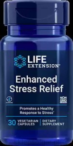 Life Extension Enhanced Stress Relief - 30 vcaps l-teanina lemon balm