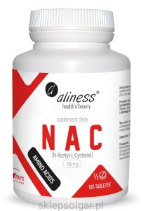 ALINESS NAC N-Acetyl-L-Cysteine 190 mg (1/2 tabletki) x 100 tabl 