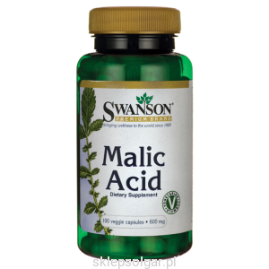 Kwas jabłkowy 600mg 100kaps - suplement diety