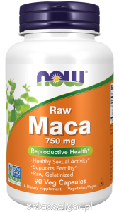 NOW Foods Maca 750 mg Raw Veg Caps