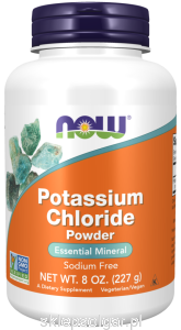 NOW Foods Potassium Chloride Powde Chlorek potasu