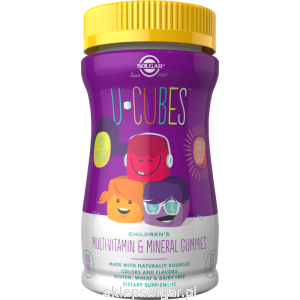 SOLGAR U-CUBES MULTIVITAMIN AND MINERALS GUMMIES 60 Multiwitaminy