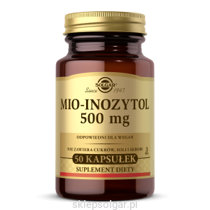 Solgar Mio-Inozytol 500 mg w 1 kapsułce !
