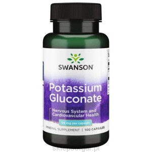 Swanson Glukonian potasu 100kaps