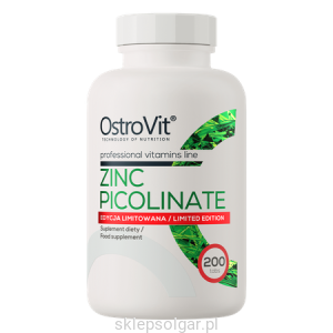 OstroVit Pikolinian Cynku 200 tabletek
