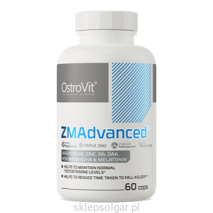 OstroVit ZMAdvanced 60 kapsułek Magnez Cynk DAA Ashwagandha B6