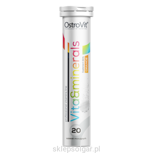 OstroVit Witaminy i Minerały 20 tabletek musujących pomarańczowy