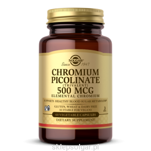 Solgar Chrom pikolinian 500 mcg - 60kaps