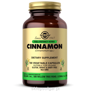 Solgar Cynamon FP CINNAMON VEGE 100kaps