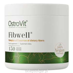 OstroVit Fibwell® VEGE 150 kapsułek Błonnik owsiany