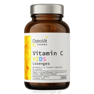 OstroVit Pharma Witamina C do ssania dla dzieci 360 tabletek cola