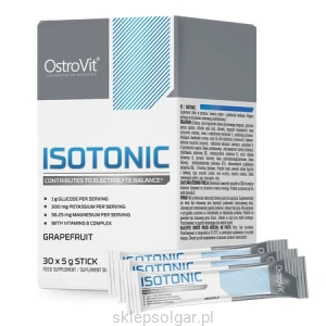 OstroVit Izotonik 5 g x 30 BOX grejpfrutowy Glukoza