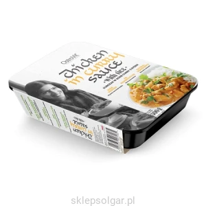 OstroVit Kurczak w sosie curry z ryżem 300 g