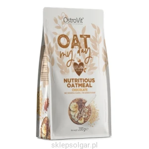 OstroVit Oat My Day 200 g czekoladowy Płatki owsiane
