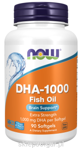 NOW Foods DHA-1000 Fish Oil, Extra Strength Softgels
