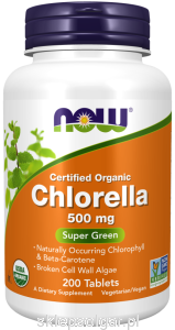 NOW Foods Chlorella 500 mg, Organic Tablets