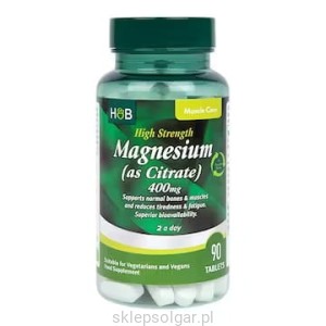 Holland & Barrett Magnesium Citrate 90 Tablets Cytrynian magnezu