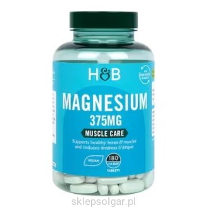 Holland & Barrett Magnesium 375mg 180 Tablets Magnez