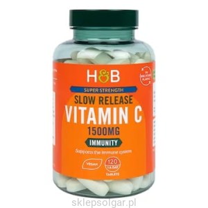 Holland & Barrett Supersilna witamina C o powolnym uwalnianiu, 1500 mg