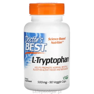 Doctor's Best L-Tryptophan, 500 mg, 90  Tryptofan