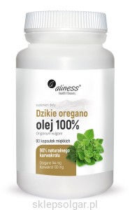  Aliness Dzikie oregano, olej 100% x 90 kapsułek miękkich
