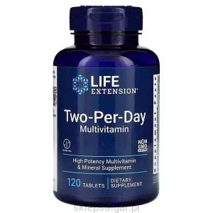 Life Extension, Two-Per-Day Multivitamin, 120 Tablets Multiwitaminy