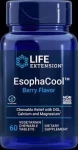 Life Extension EsophaCool 60 vegetarian chewable Magnez Wapń Lukrecja