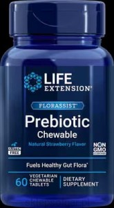 Life Extension FLORASSIST® Prebiotic Chewable (Strawberry)