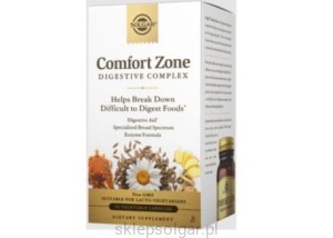 SOLGAR Comfort Zone Digestive Complex (90 kaps.) Amylaza Lipaza Papaina Kminek Koper