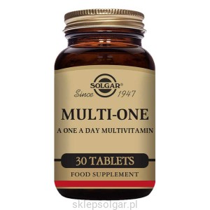 Solgar Solgar Multi-One Tabletki 30 Multiwitaminy Witaminy