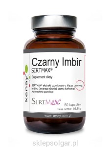 Kenay CZARNY IMBIR SIRTMAX® (60 kapsułek) - suplement diety
