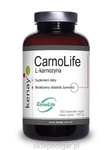 L-karnozyna (300 kapsułek) CarnoLife  - suplement diety