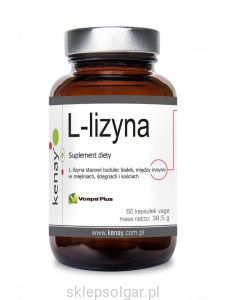 Kenay L-lizyna (60 kapsułek) - suplement diety 