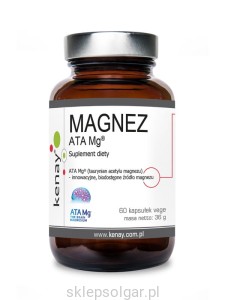 Kenay MAGNEZ ATA Mg® (60 kapsułek vege Vcaps®) - suplement diety 