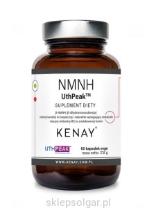 Kenay NMNH UthPeak™ β-dihydromononukleotyd nikotynamidu (60 kapsułek) - suplementy diety