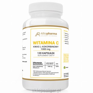 Alto pharma Witamina C 1000mg Kwas L-Askorbinowy 120 Kapsułek