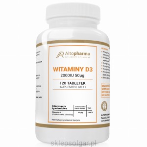 Alto pharma WITAMINA D3 2000IU 50µg 120 tabletek
