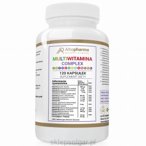 Alto pharma MULTIWITAMINA COMPLEX ADEK + Wit C + Wit B 120 kapsułek