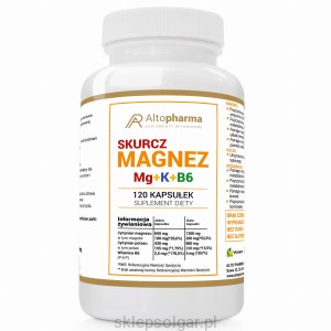 Altopharma MAGNEZ SKURCZ Mg + K + B6 FORTE PRODUKT WEGE 120 kapsułek