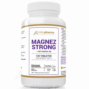 Altopharma MAGNEZ STRONG + WITAMINA B6 PRODUKT WEGE 120 tabletek