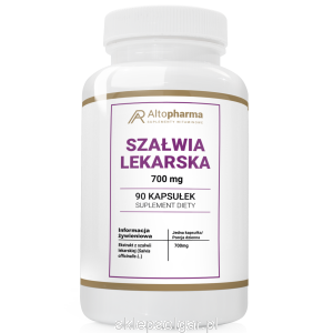 Alto pharma Szałwia Lekarska Ekstrakt 700mg SPOKÓJ STRES RÓWNOWAGA TRAWIENIE 90 kapsułek