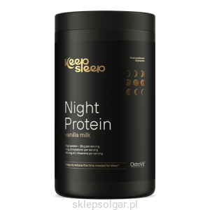 OstroVit Keep Sleep Night Protein 400 g Magnez Melatonina Inozytol L-teanina