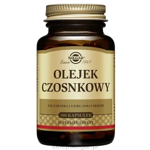 Solgar Olej Czosnkowy 1 mg - 100 kaps