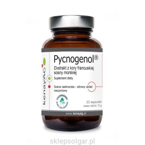 Pycnogenol® Ekstrakt z kory francuskiej sosny morskiej (30 kapsułek) - suplement diety