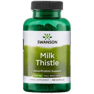 Swanson Full Spectrun Milk Thistle 500mg 100 kaps - ostropest