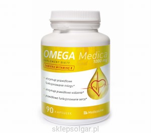 Medicaline Omega Medica z Wit.E 1000 mg x 90 kapsułek