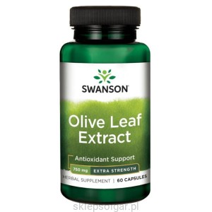 Olive Leaf Extract 750mg 60 kaps - suplement diety